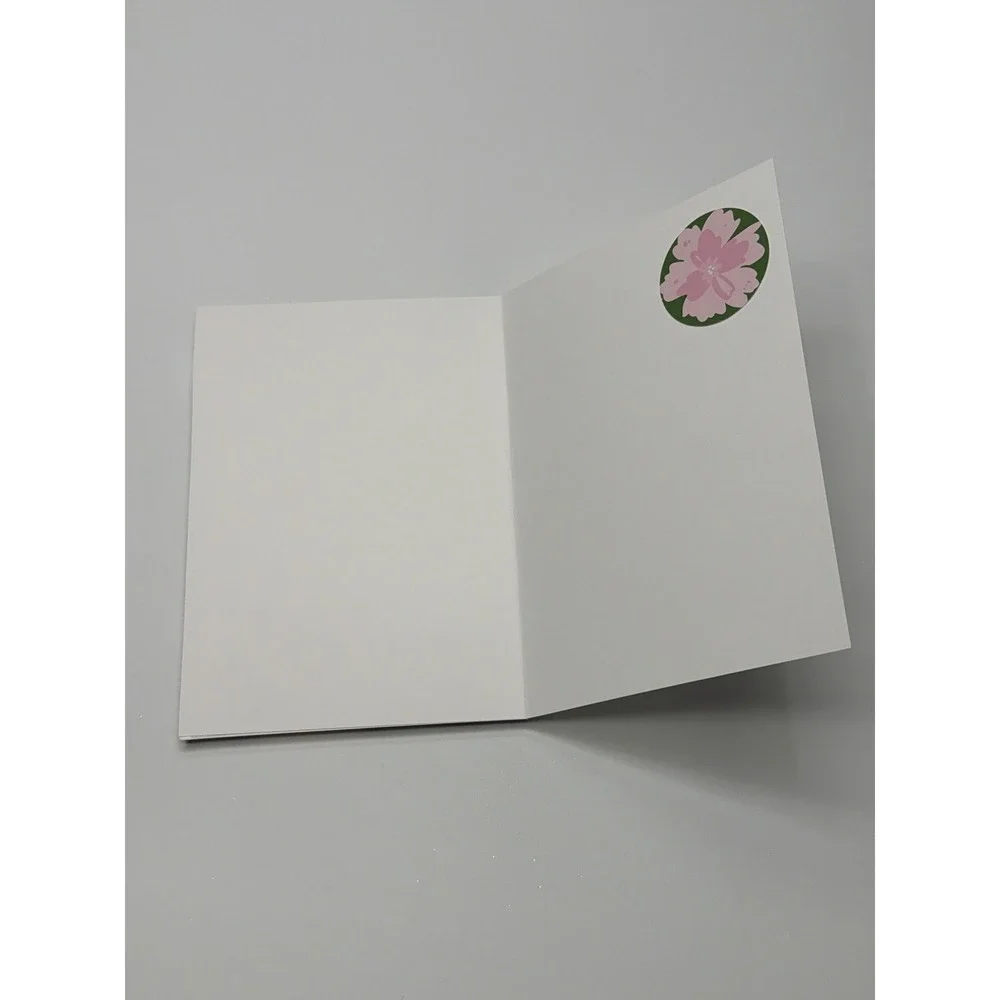 Handmade 3D Floral Happy‎ Birthday Card Gold Foil Rhinestone Botanical Blank